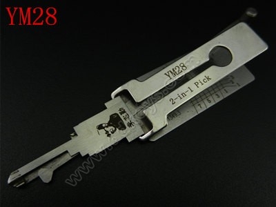 YM28 Lishi 2-in-1 Pick/Decoder