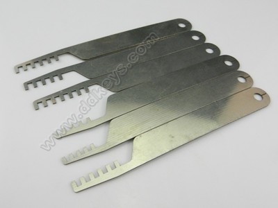 6pcs Tapered Comb Picks