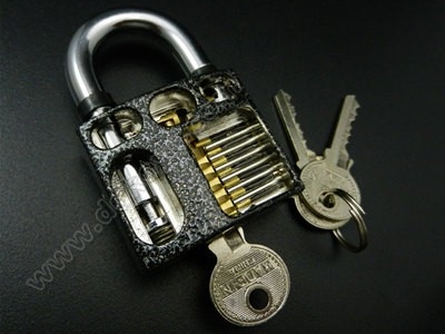 Linear Shape Practice Padlock