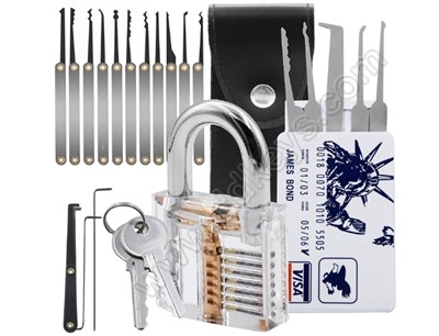 Lock Pick Set with Transpar...